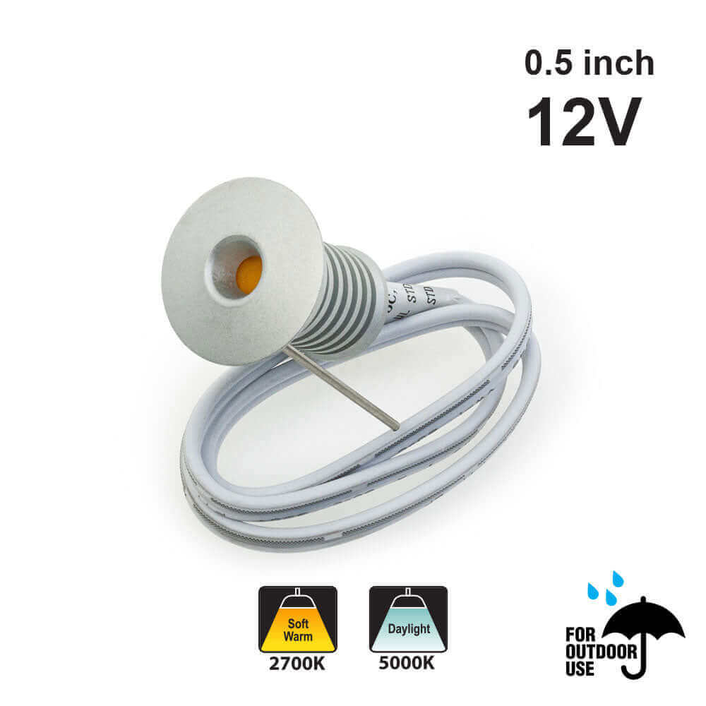 RD21 Mini LED Dimmable Outdoor Step Light - 12V 0.5W