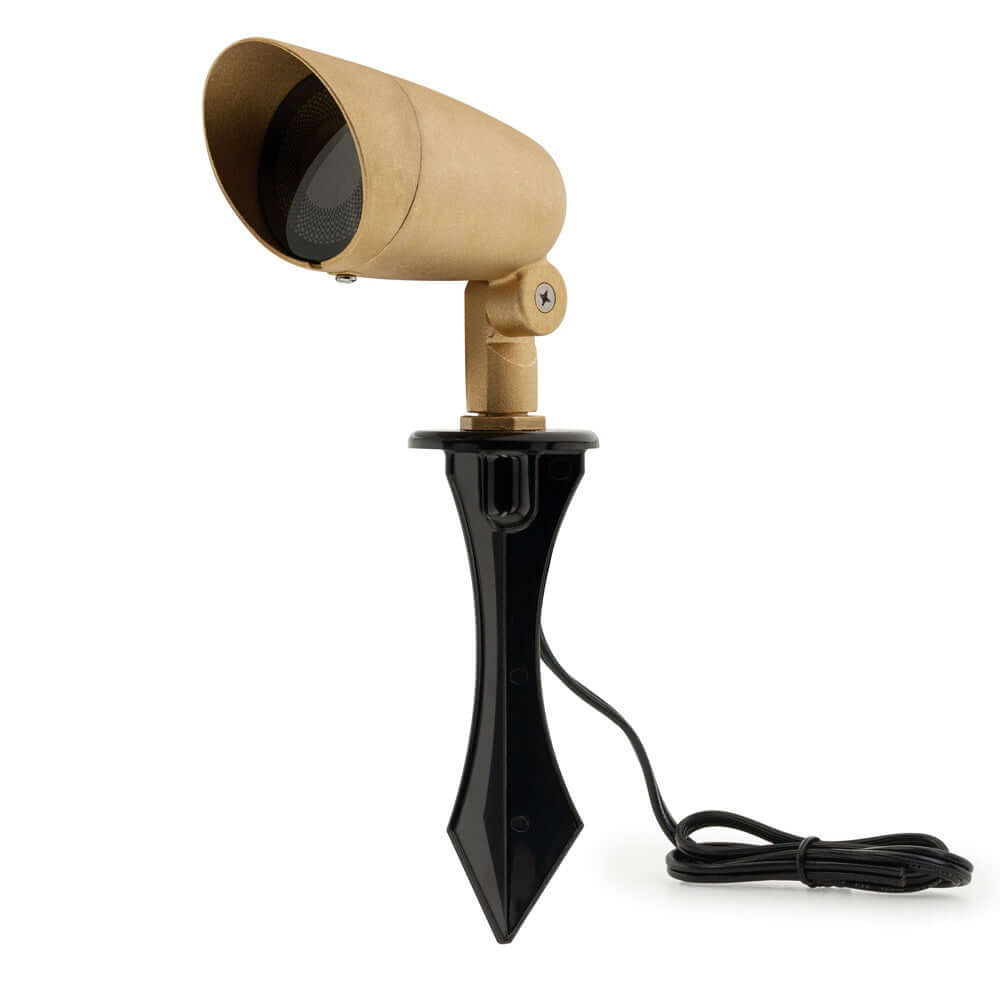 Brass Outdoor Landscape Spotlight - 12V 5W Small