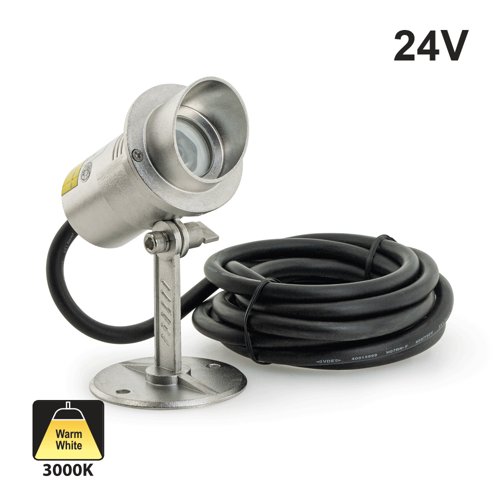 B5AF0158 Small Underwater Spotlight 24V 3W 3000K