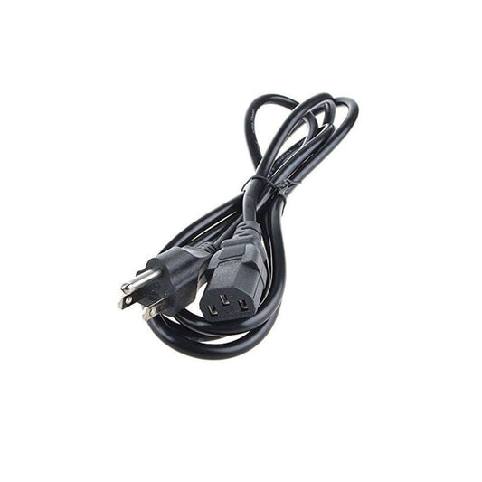 3 Prong AC Power Cord - 5ft Black Cable