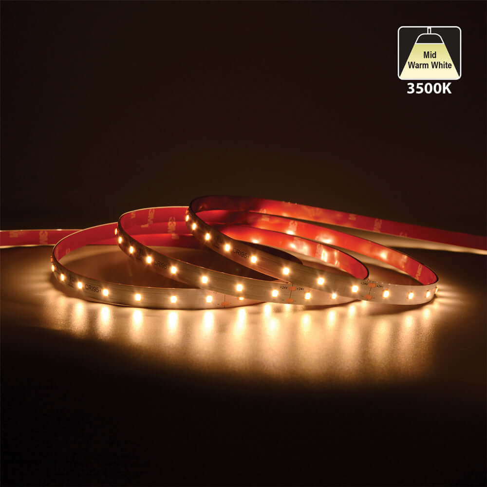 20M(65.6ft) Indoor LED Strip L2835, 24V 1.5(w/ft) 152(Lm/ft) 60(LEDs/m) CCT(2.7K, 3K, 3.5K, 4K, 5K, 6K) - GekPower