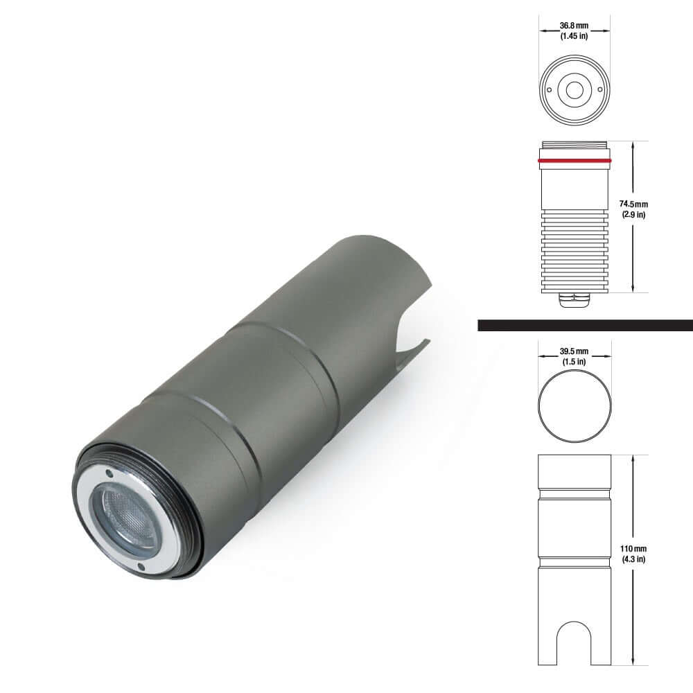 Two-Way Trim LED Inground Light - Warm White/RGBW