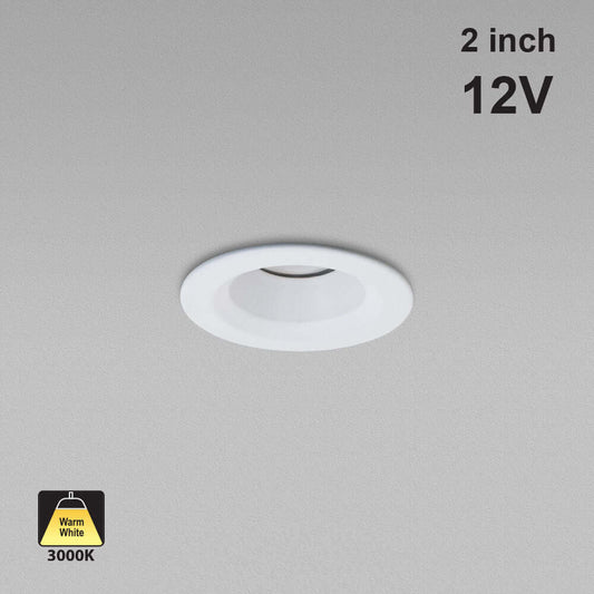 2" Mini Dimmable LED Recessed Downlight - Warm White