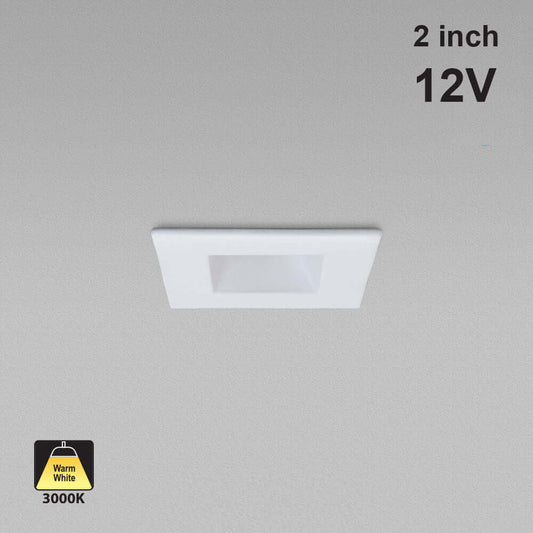 2 Inch Mini Dimmable LED Recessed Downlight - Warm White
