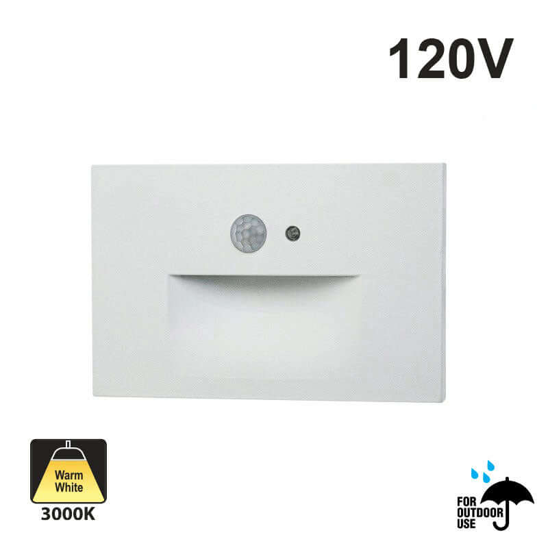 LSD033KWH LED Step & Pathway Light with Motion Sensor