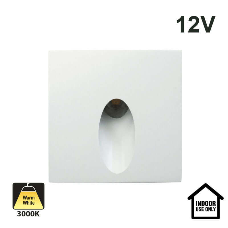 VBD-SQ25-1W-3K-WH Dimmable LED Step Light