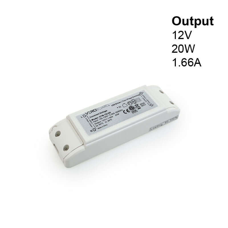 OTM-TDJ20 Triac Dimmable LED Driver 12V 20W