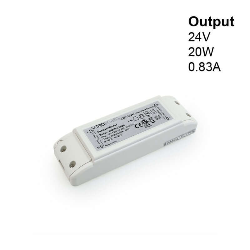 OTM-TDJ20-24 Triac Dimmable LED Driver - 20W, 24V