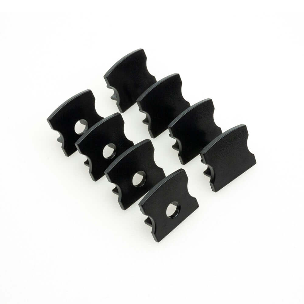 LED Channel Endcaps VBD-ENCH-S4B - Pack of 8