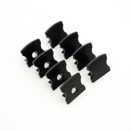 LED Channel Endcaps VBD-ENCH-S4B - Pack of 8