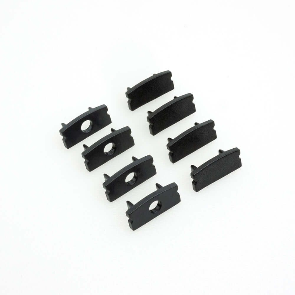 LED Channel Endcaps VBD-ENCH-S5B - Pack of 8