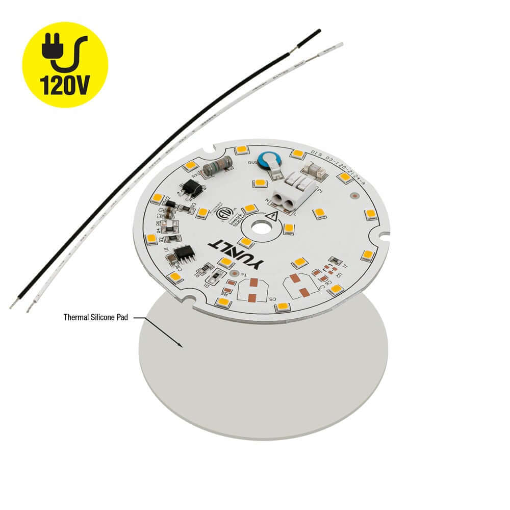 3" Round Disc ZEGA LED Module - 5W 3000K Warm White