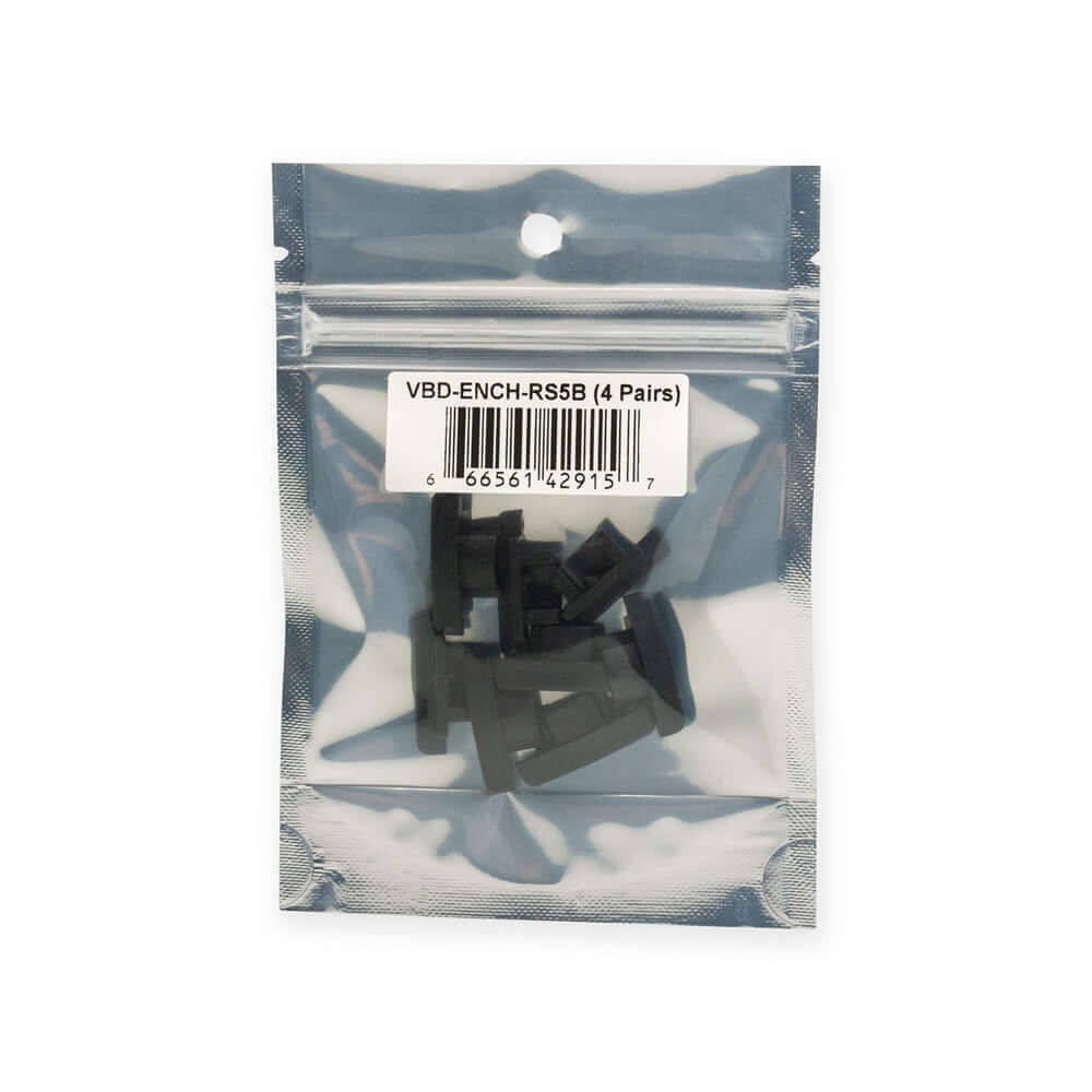 LED Channel Endcaps VBD-ENCH-RS5B - Pack of 8