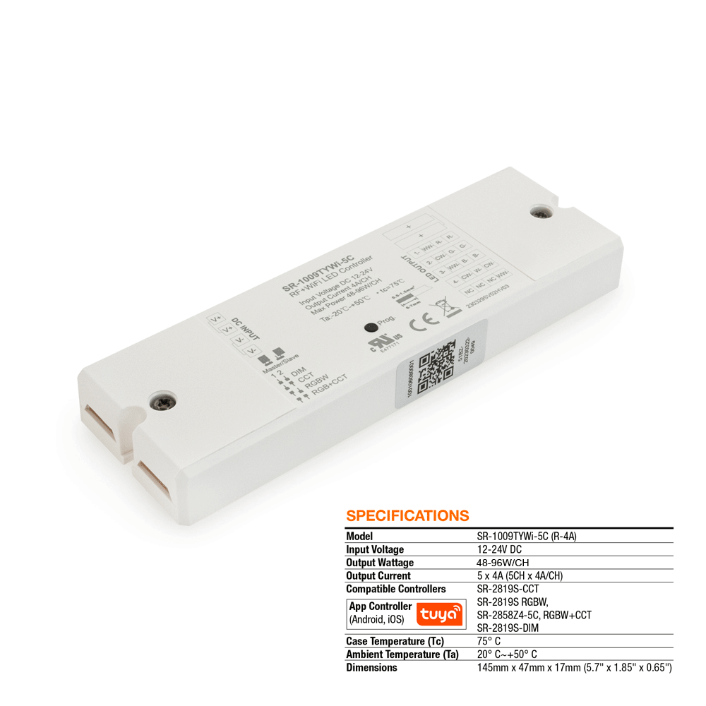 666561430788 - Constant Voltage LED Light Receiver SR-1009TYWI-5C