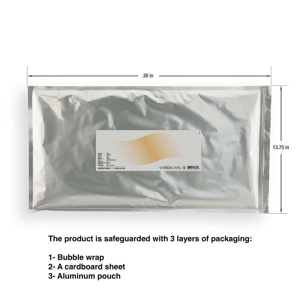 Flexible LED Backlight Sheet for behind Stone and Glass, 24V 24W 3000K(Warm White)