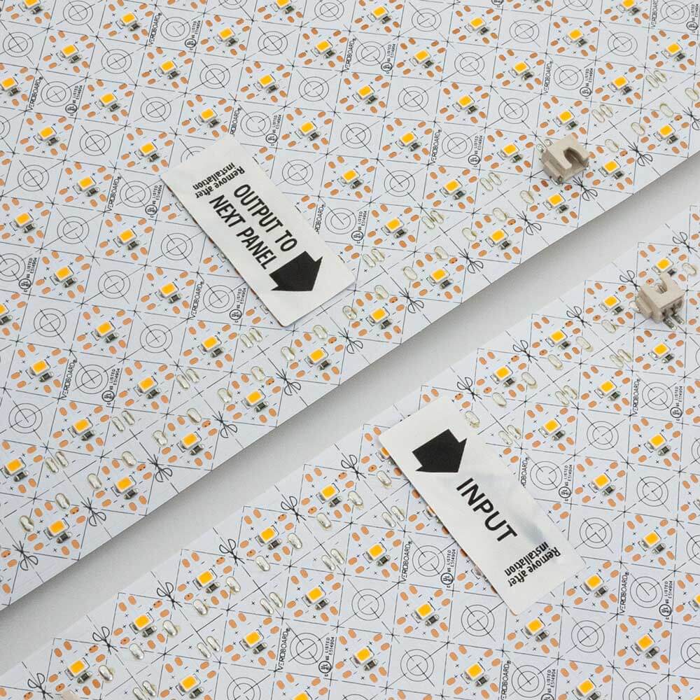 Flexible LED Light Sheet for behind Stone and Glass, 24V 24W 3000K (Warm White) - gekpower