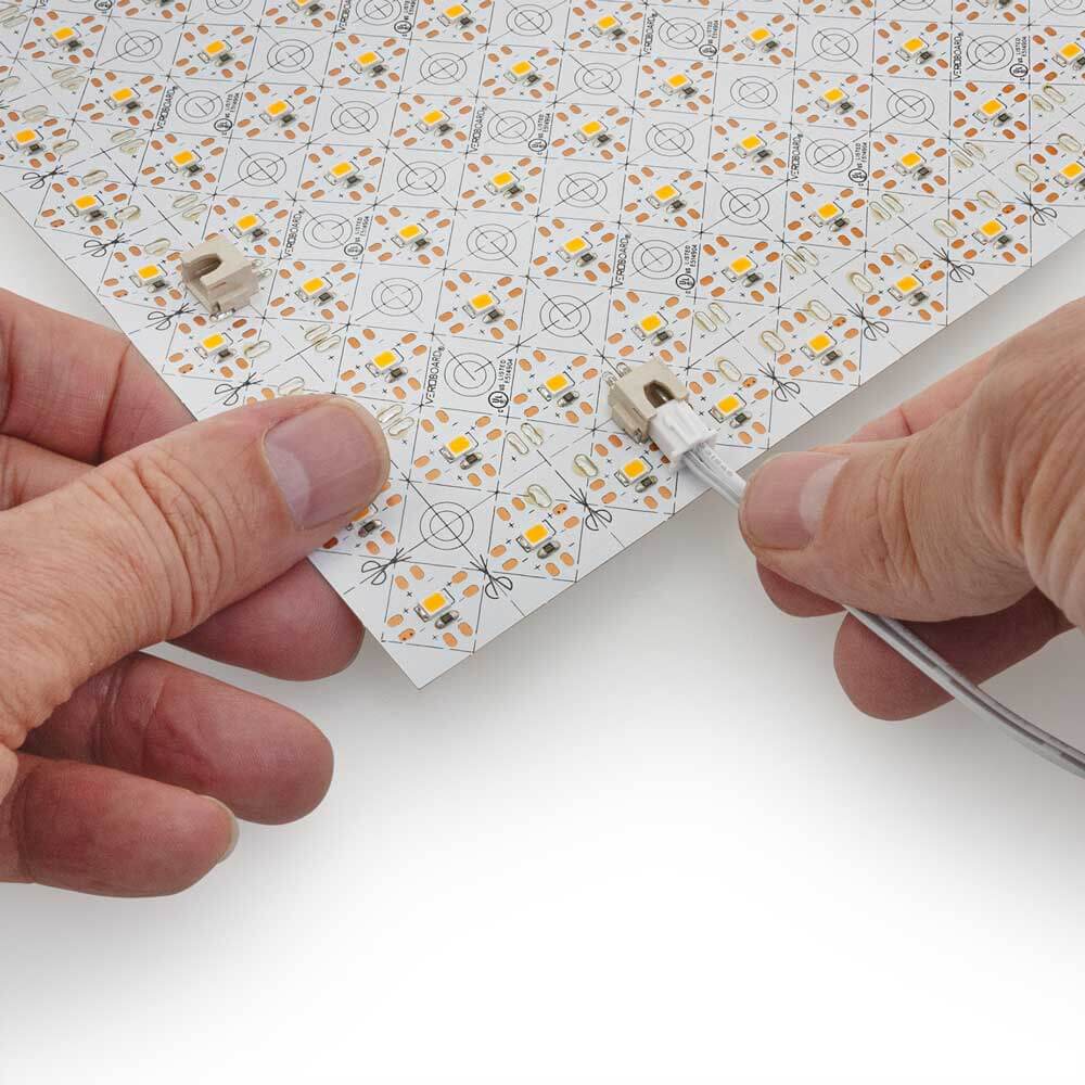 Flexible LED Light Sheet for behind Stone and Glass, 24V 24W 3000K (Warm White) - gekpower