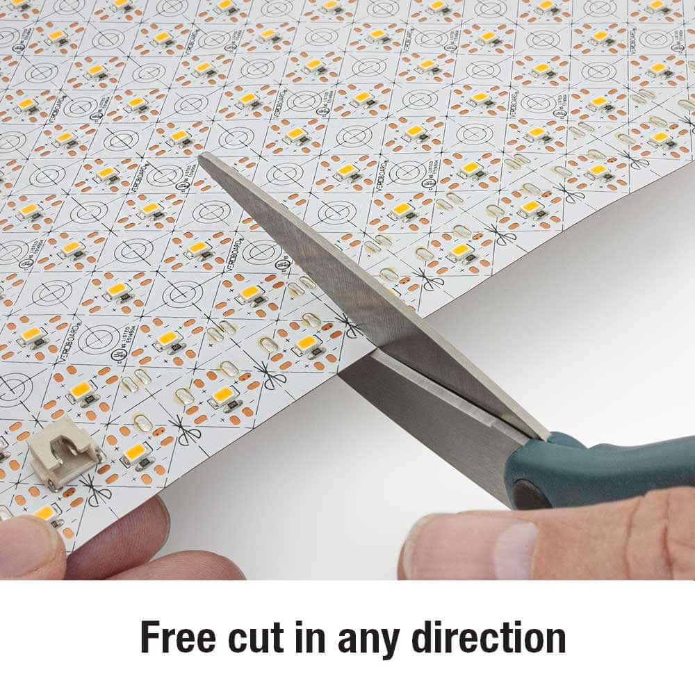 Flexible LED Light Sheet for behind Stone and Glass, 24V 24W 3000K (Warm White) - gekpower