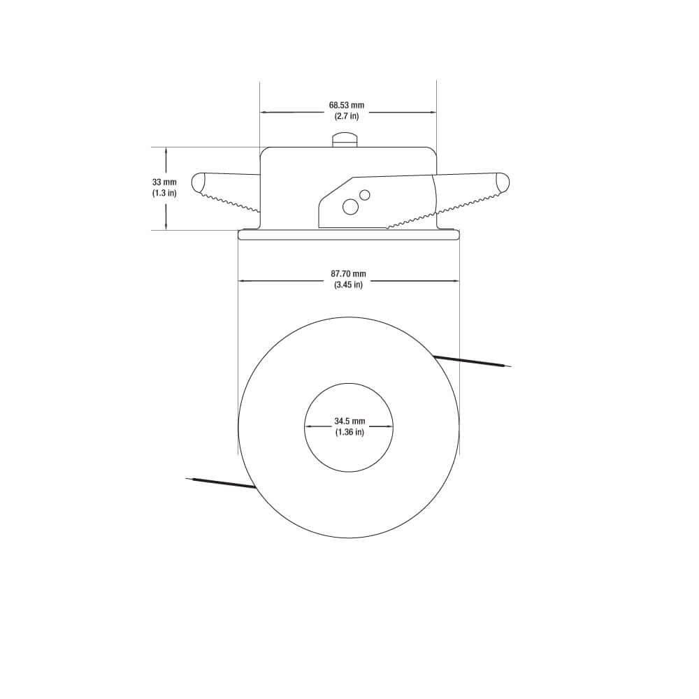 666561432393 - VBD-MTR-80W Low Voltage LED Recessed Light Fixture