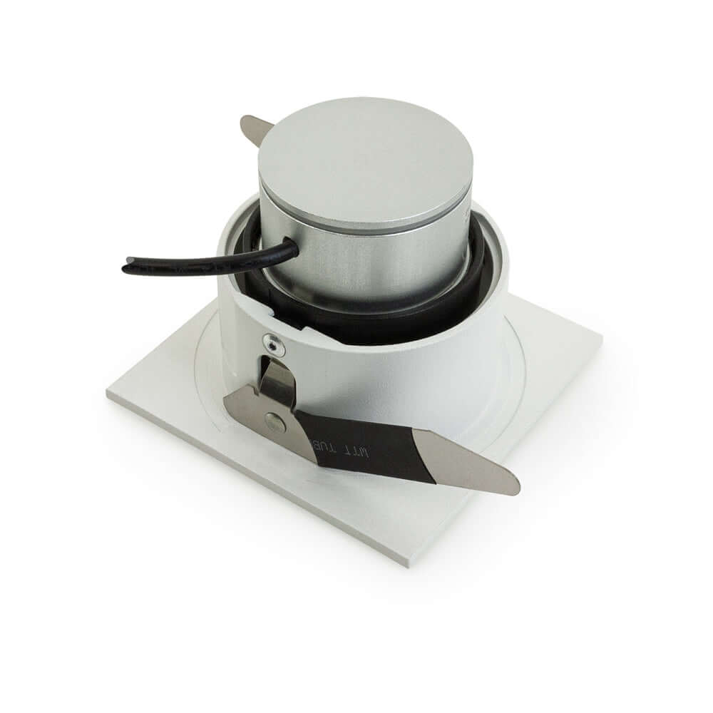 VBD-MTR-87W Low Voltage IC Rated Recessed LED Light Fixture, 2.5 inch Square White - gekpower