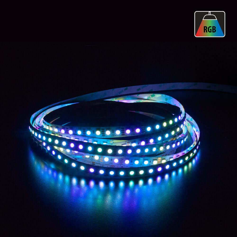 666561433406 - 5M WS2815 Indoor RGB LED Strip - 12V Addressable