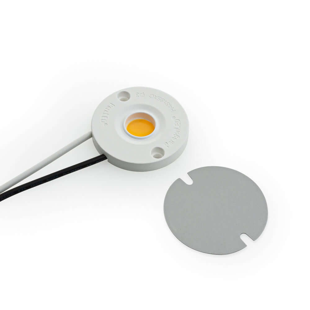 CBAC-042-36185-120V-2700K COB Paragon LED Module with H48185 LED Holder, 120V 11W 2700K(Soft White), Gekpower