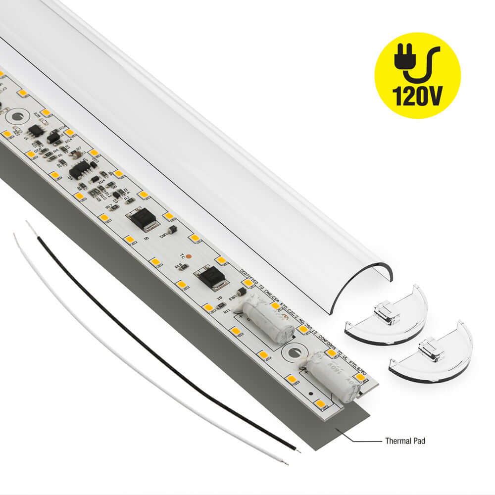 22 inch Linear LED Module TL56025, 120V 40W 3000K(Warm White), gekpower