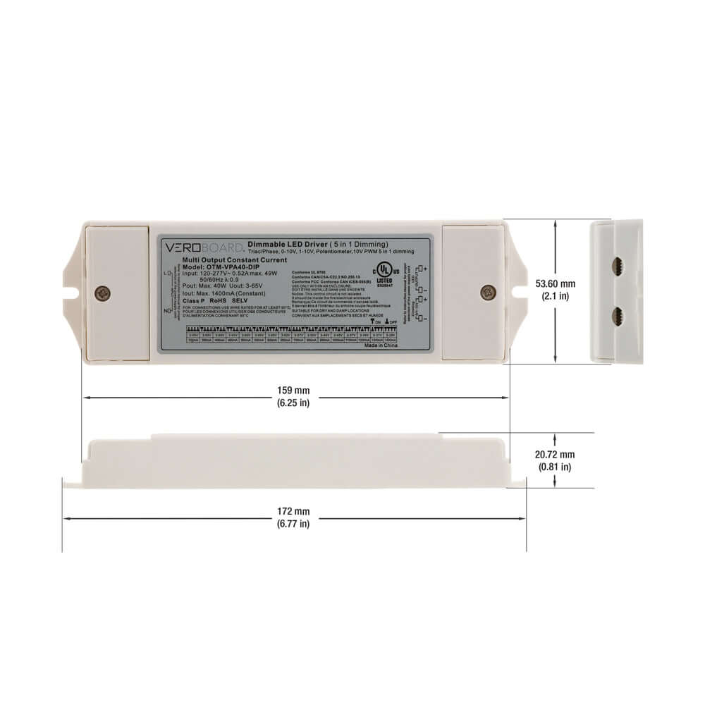 OTM-VPA40-DIP LED Driver - 40W 5-in-1 Dimming