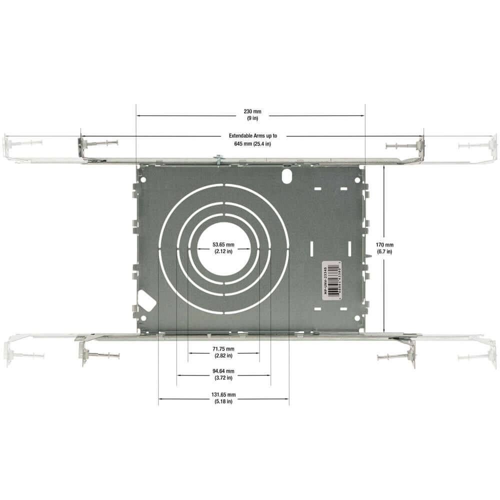 MP-UNV-23345 Universal Mounting Plate - Easy Install