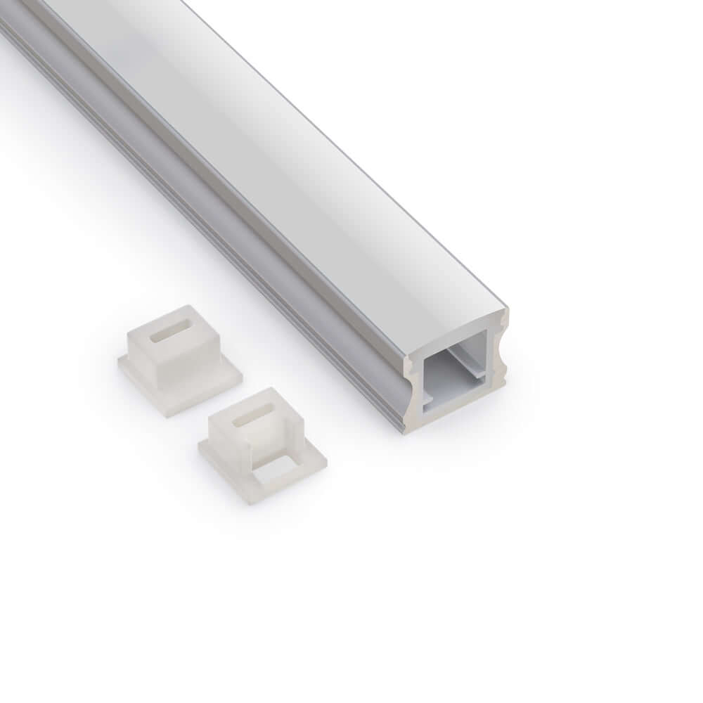 Waterproof Aluminum Extrusion for LED Strips, 1Meters (3.2ft) VBD-CH-S4WP, Gekpower