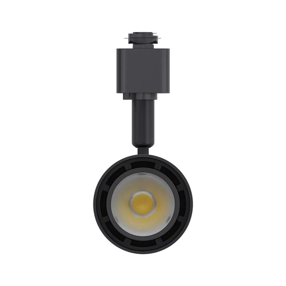 Black LED Track Light Head 12W 5CCT, 120V AC