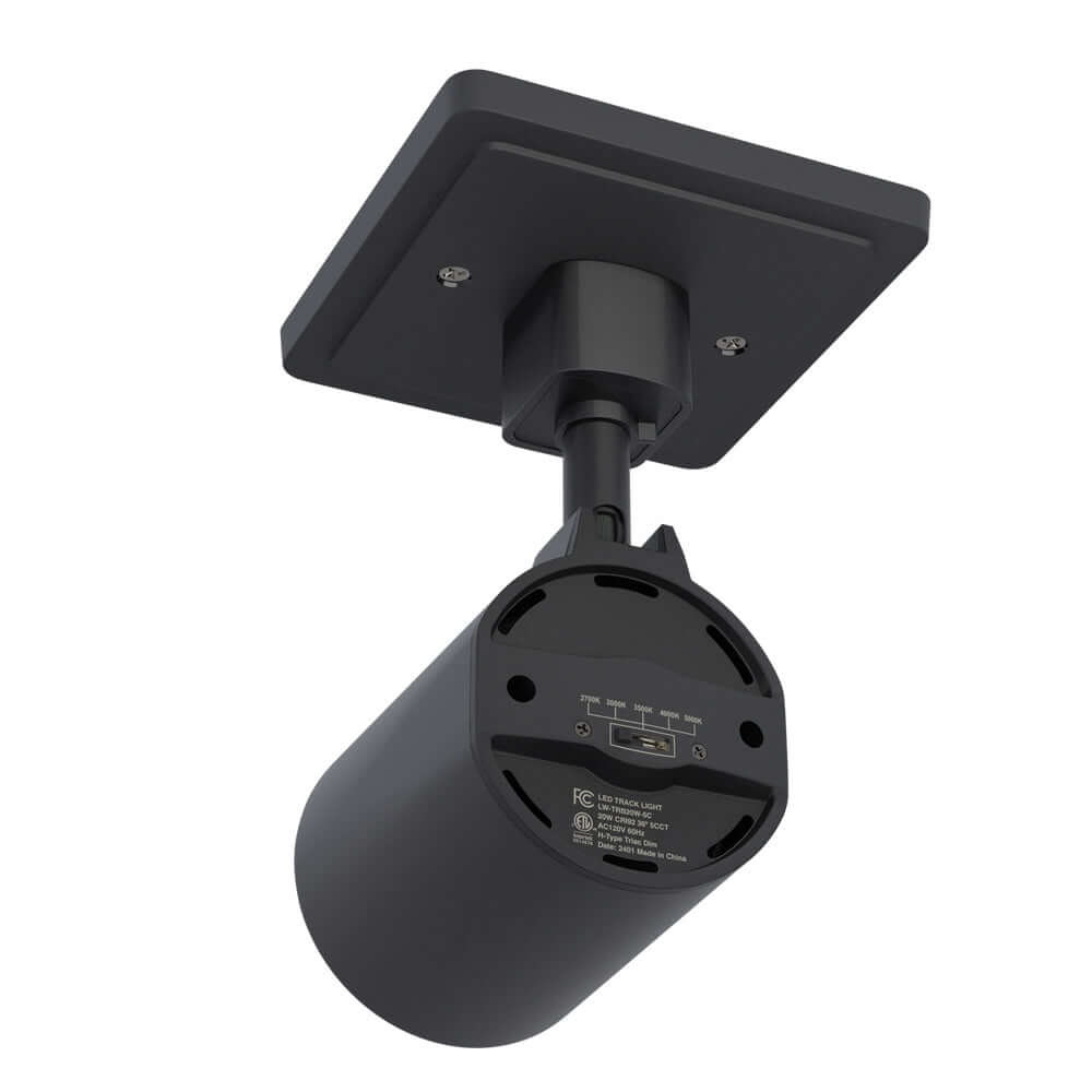 Black LED Track Light - VBD-LW-TRB20W-5C-B-XX
