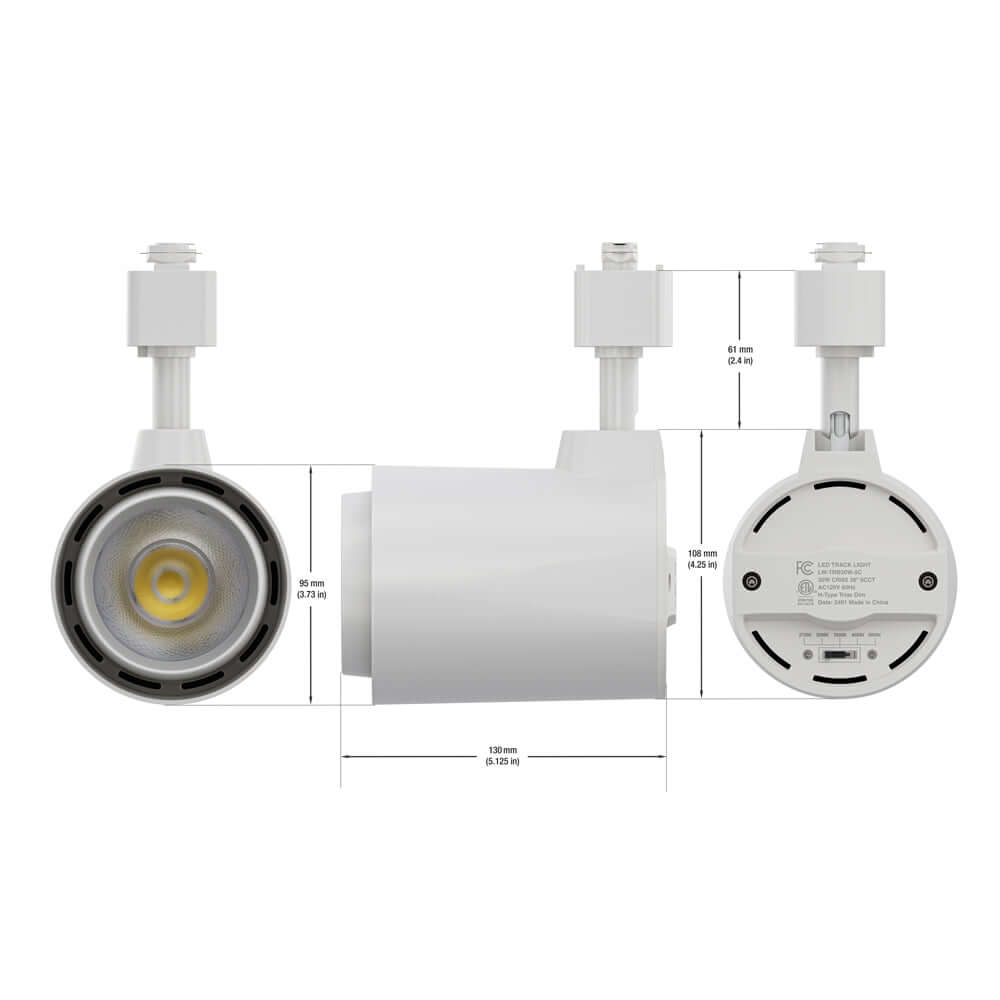 666561434342 - White LED Track Light VBD-LW-TRB30W-5CCT 120V 30W