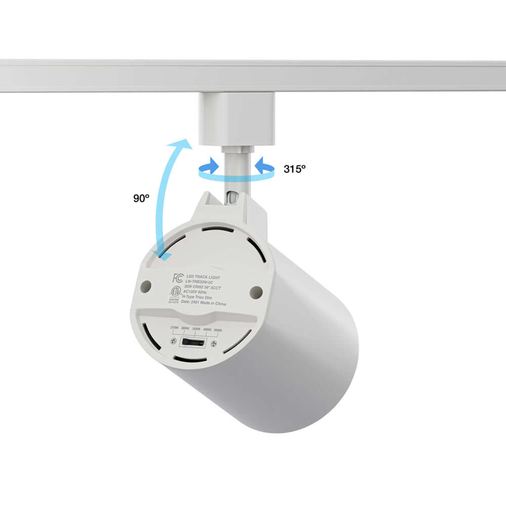 666561434342 - White LED Track Light VBD-LW-TRB30W-5CCT 120V 30W