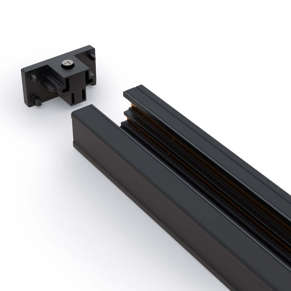 8ft Black H-Type LED Track Lighting Channel VBD-0308-TCHB