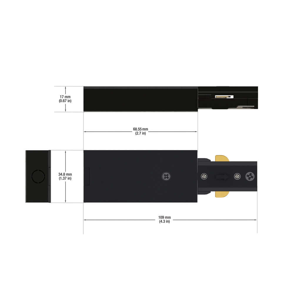 Track Live End Black H-Type VBD-0331-LEB