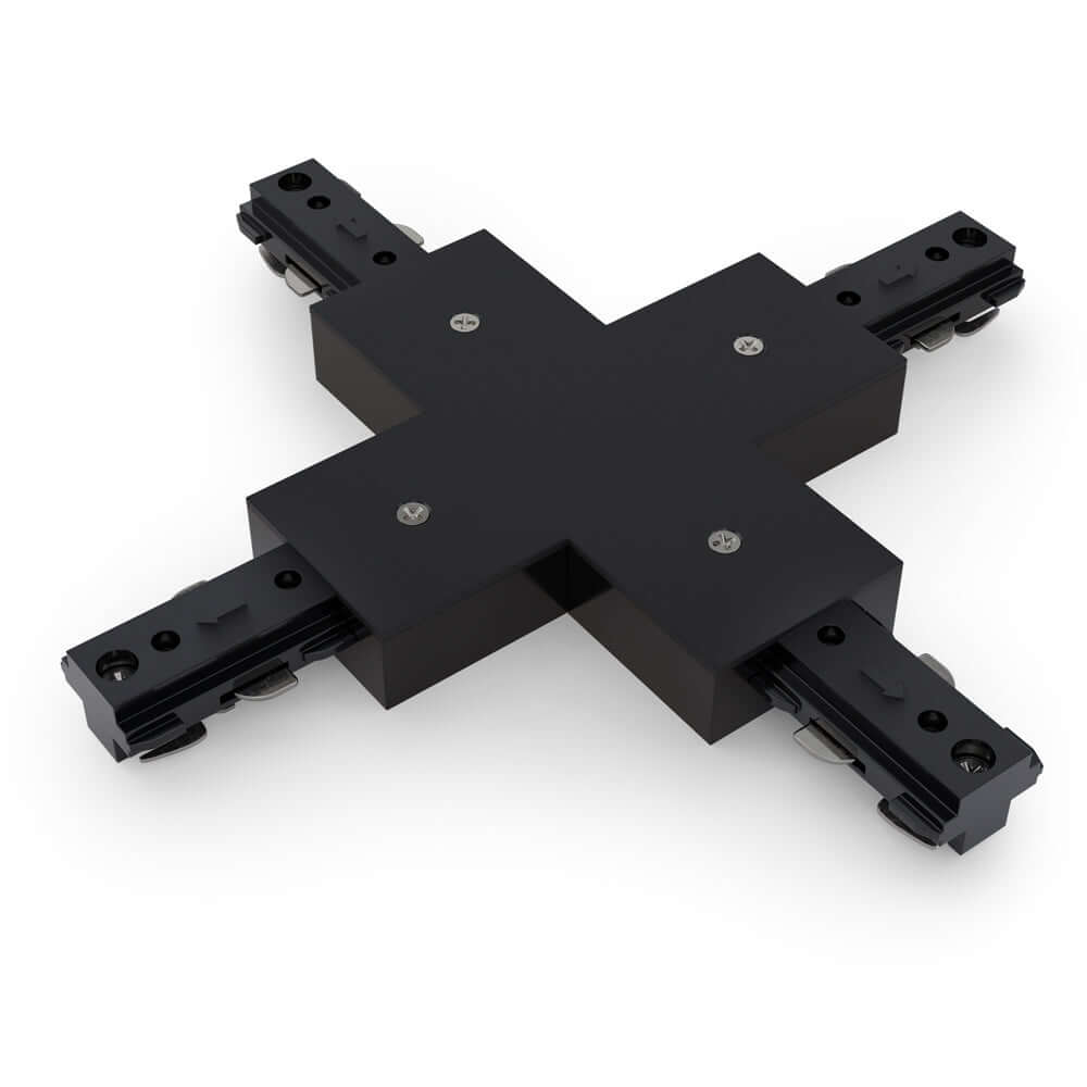 Track Cross Joiner Black H-Type VBD-0337-CJB