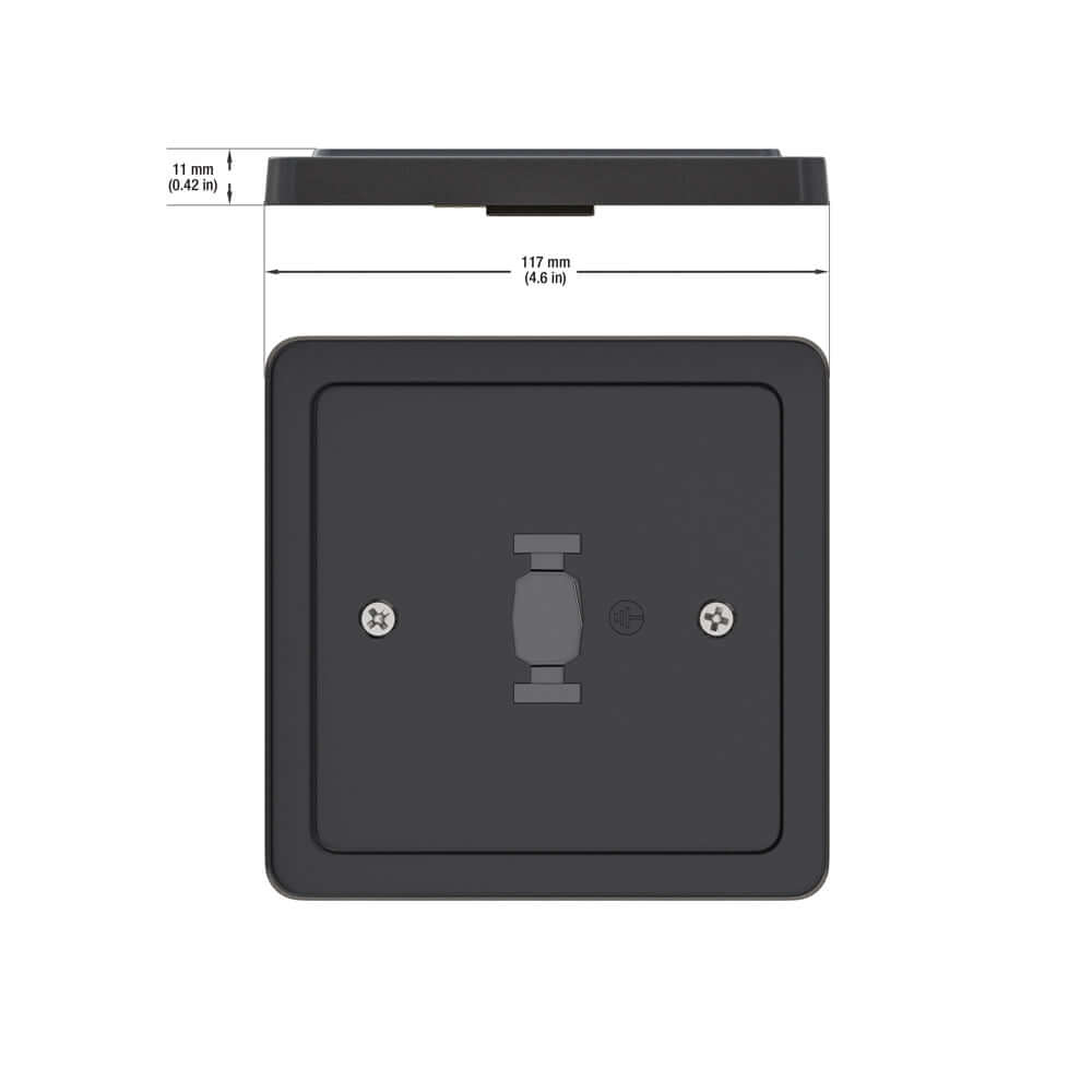 Track Monopoint Canopy Black H-Type VBD-0343-MCB