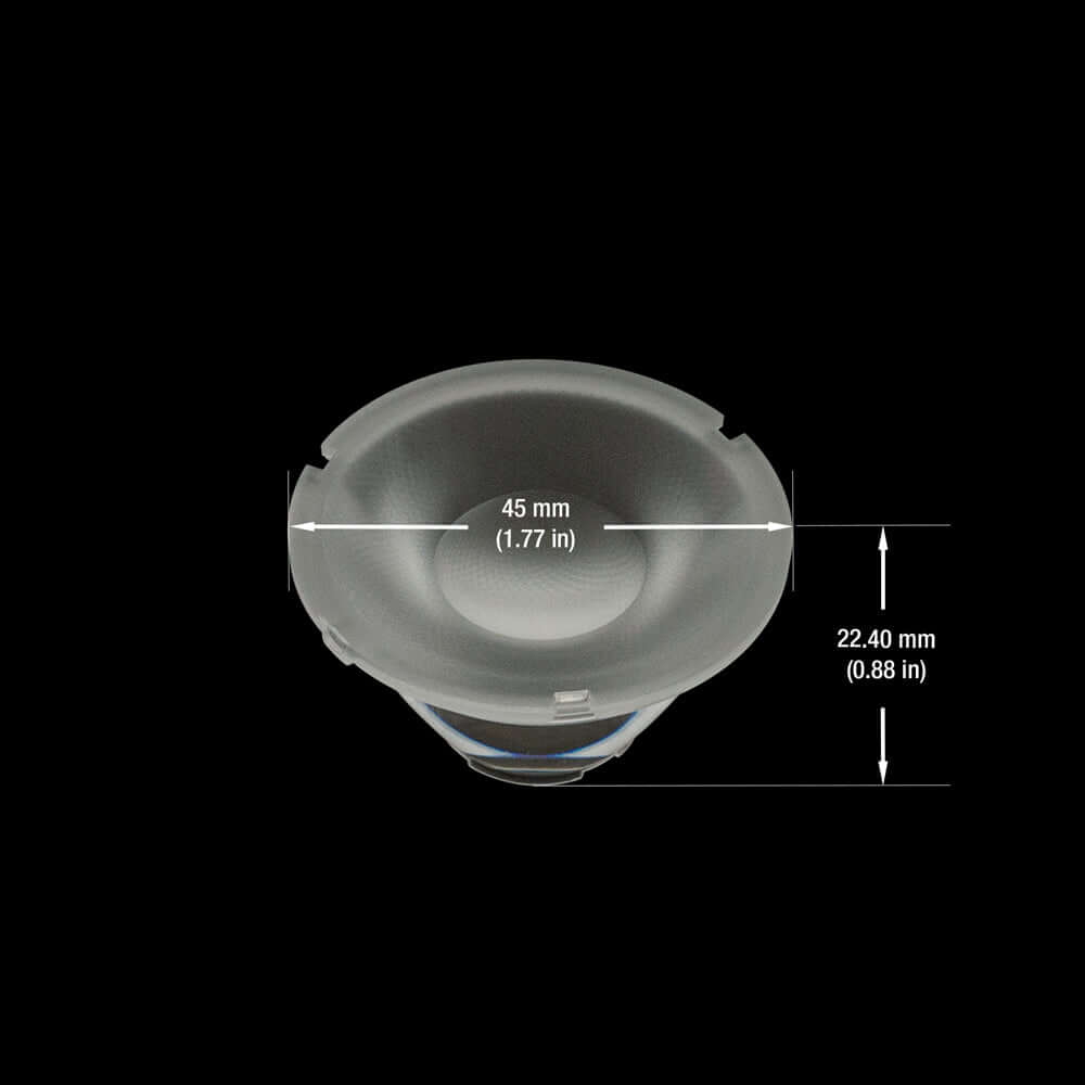 Track Head Lens LW-LENS-45-15 12W 15 Degree
