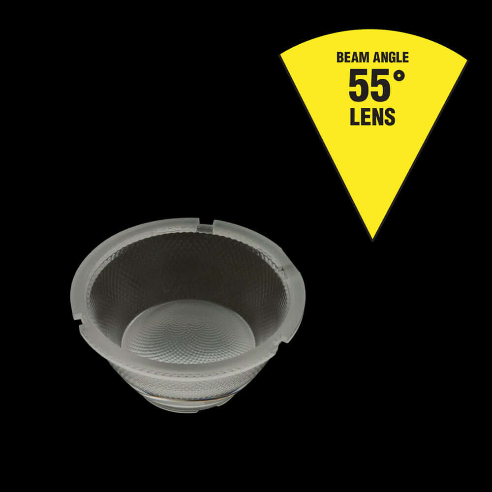 Track Head Lens LW-LENS-45-55 12W 55 Degree