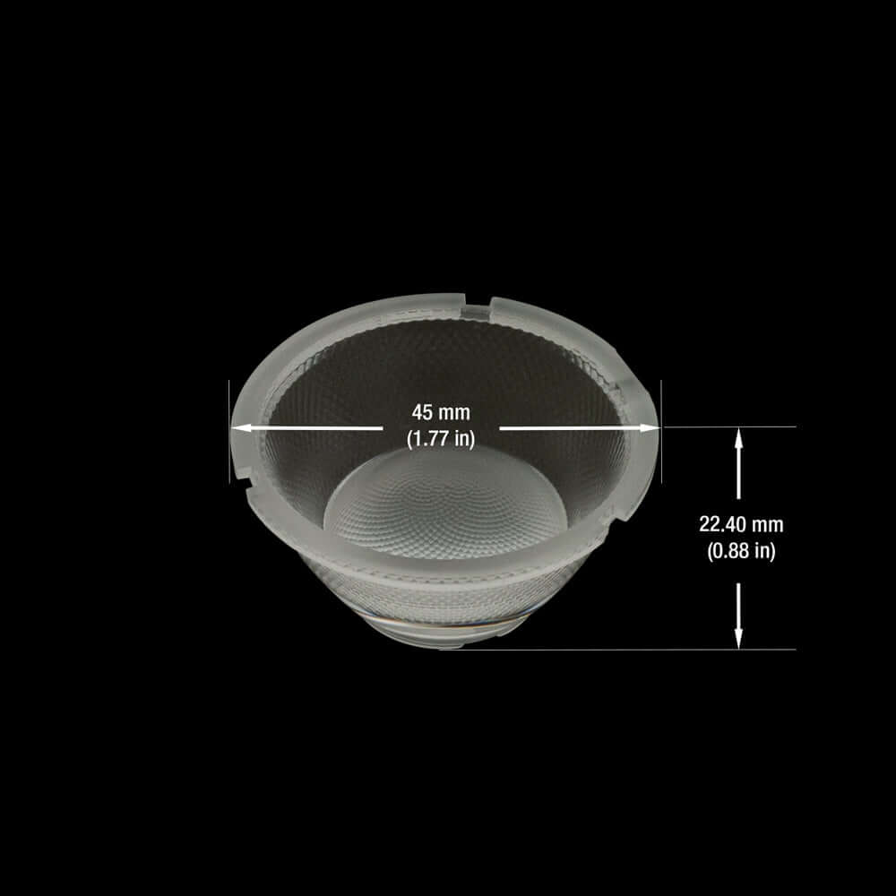Track Head Lens LW-LENS-45-55 12W 55 Degree