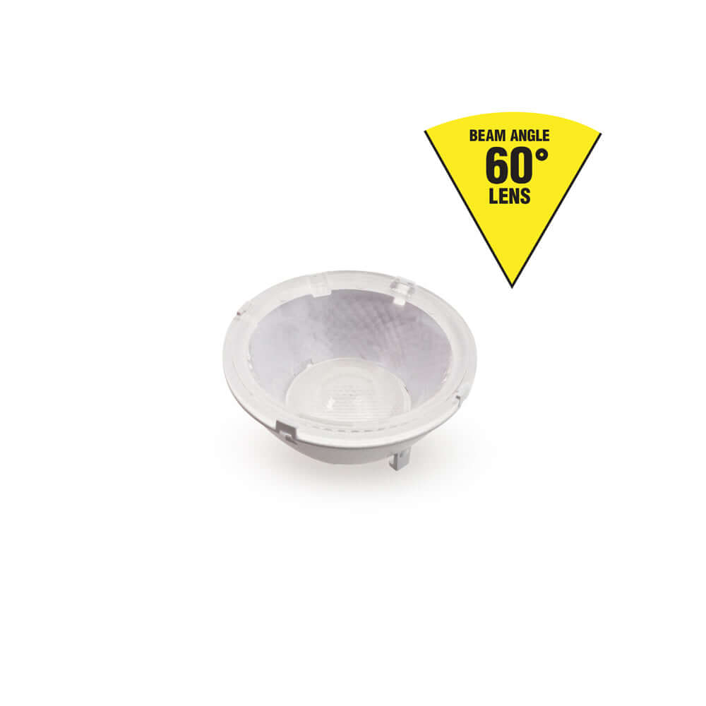 LW-LENS-55-60 Track Head Lens - 20W 60 Degree