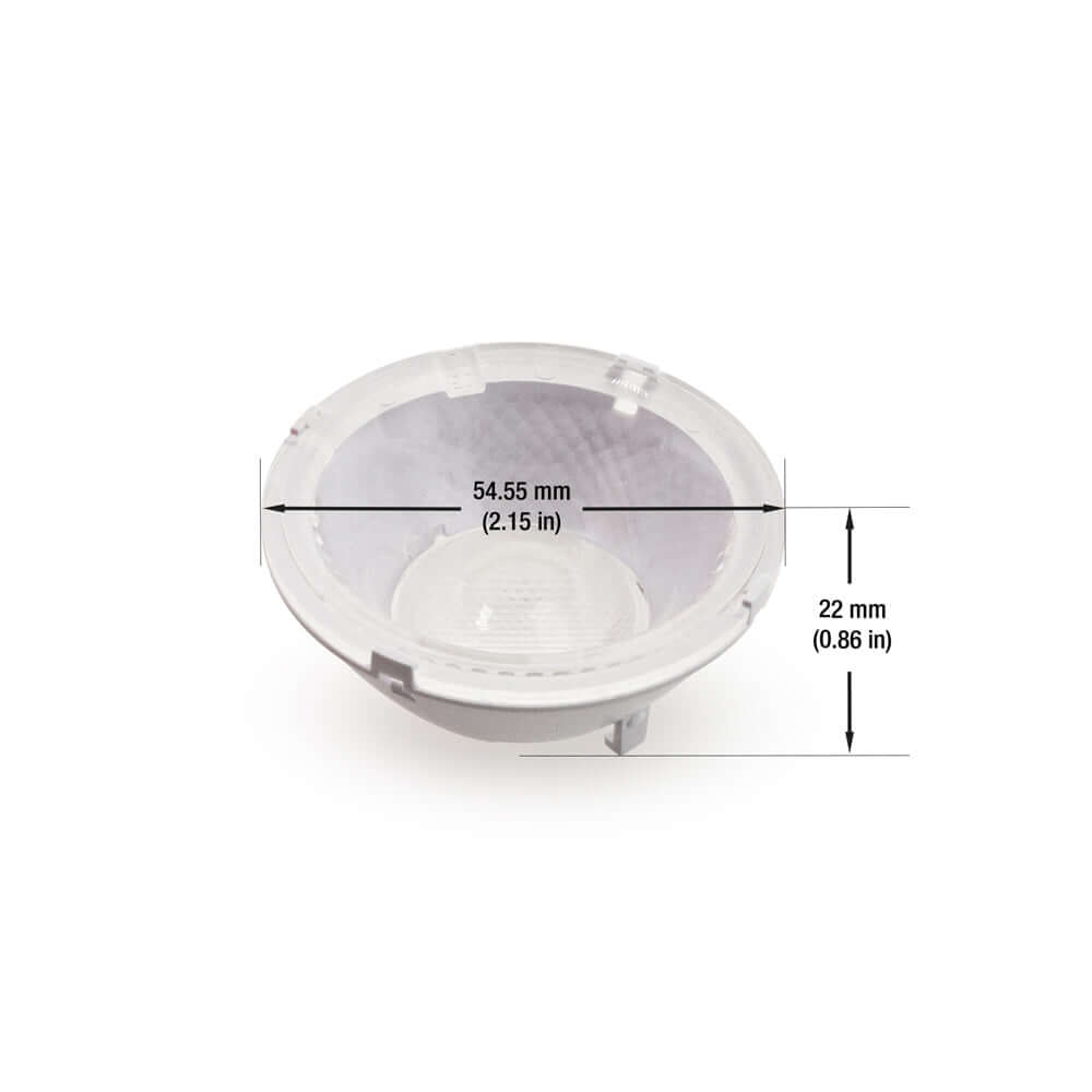 LW-LENS-55-60 Track Head Lens - 20W 60 Degree