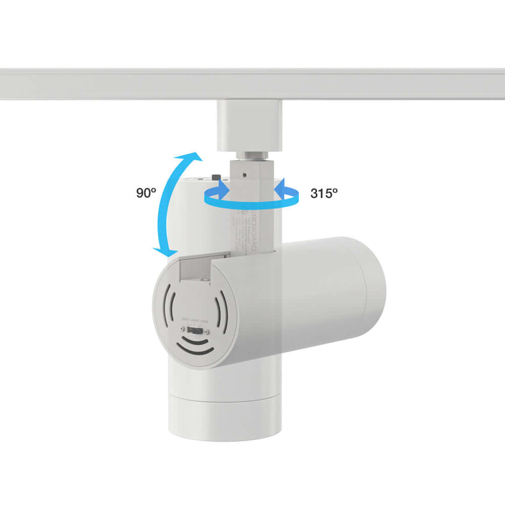 White Track Light Head VBD-GD16P20E3CCT-W - 120V 15W