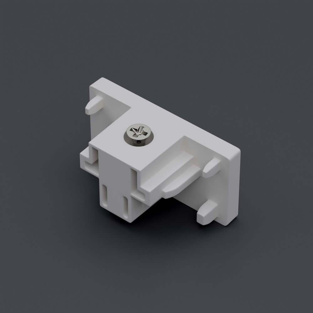 Track Light End Cap White VBD-RS3SE-W | Sleek Design