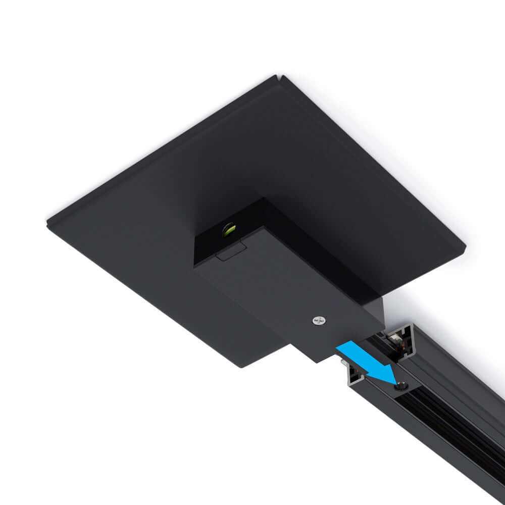 Track Live End Joiner with Cover - Model VBD-LW-TR02-B