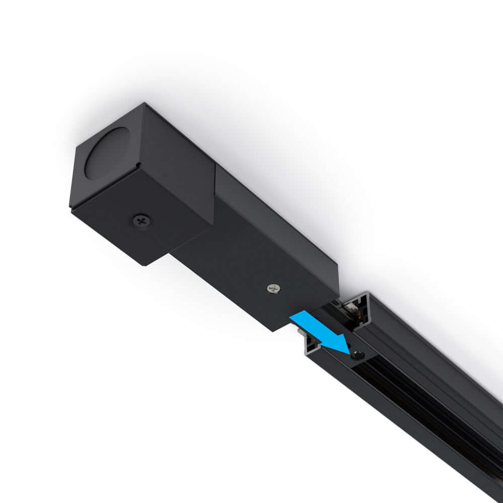 666561435271 - Track Live End Conduit Joiner Black VBD-LW-TR03-B