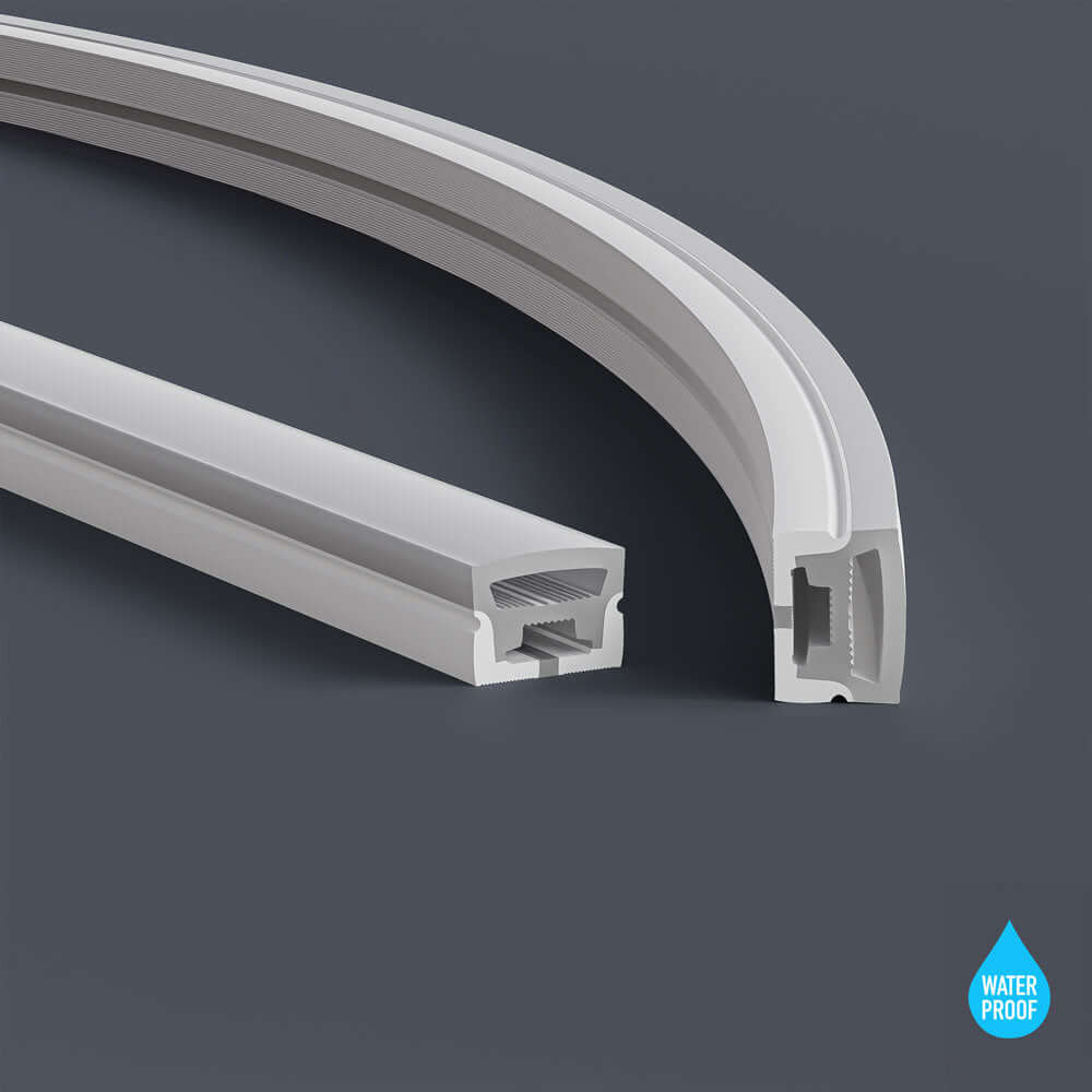 666561435400 - White Silicone Flexible LED Neon Channel VBD-N2014-SF-W