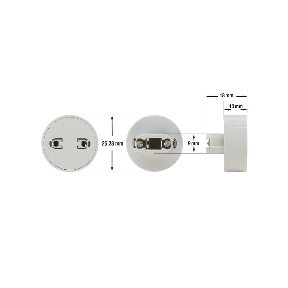 617D 8ft T8 Tube Connector (1 Pair)