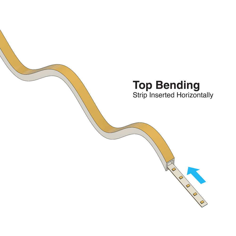 White Silicone Flexible LED Neon channel VBD-N1010-SF-W